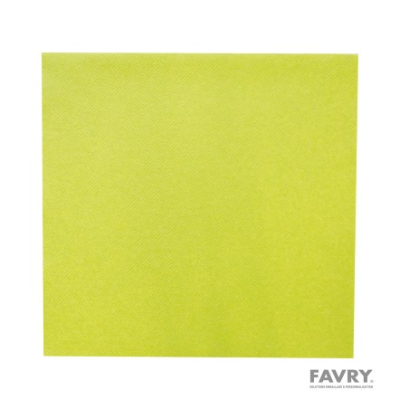 SERVIETTE INTISSEE 40X40 VERT ANIS KIWI ~50