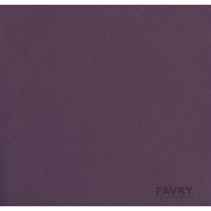 SERVIETTE INTISSEE 40X40 BORDEAUX ~50