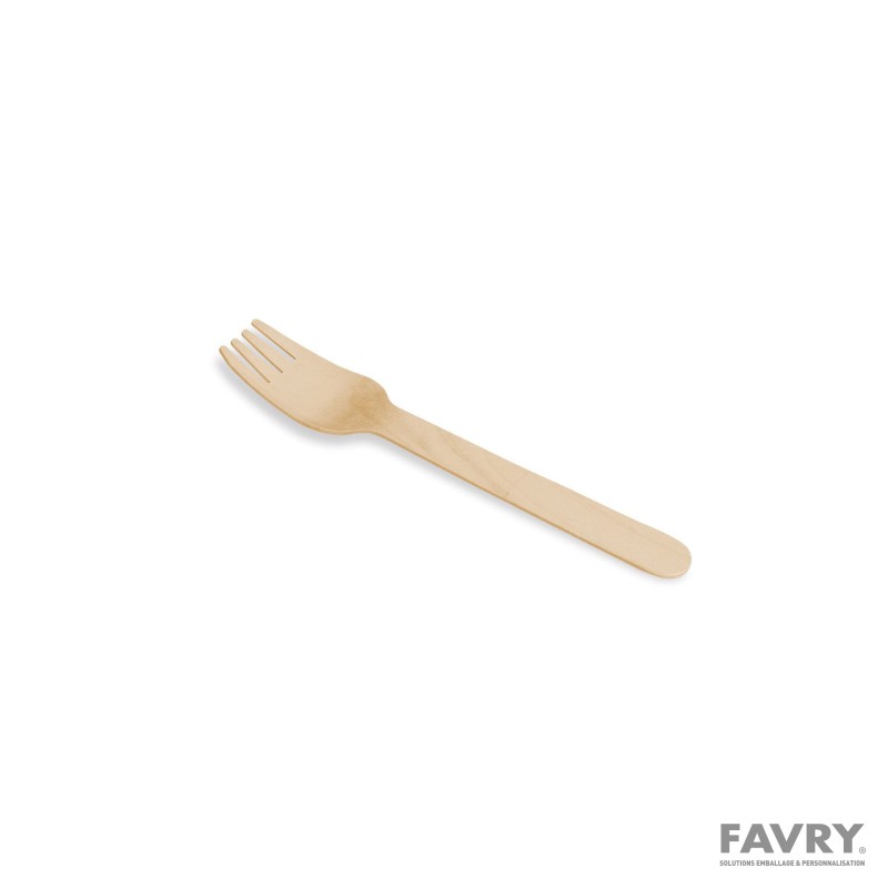FOURCHETTE BOIS BOULEAU 15.5CM ~50