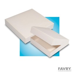 BOITE PATISSIERE BLANCHE 20X08CM ~50