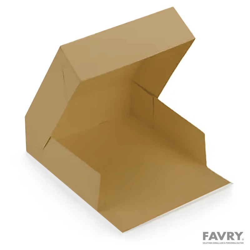 BOITE PATISSIERE BLANCHE 22X08CM ~50