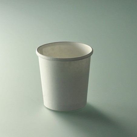 POT A SOUPE~GLACE CARTON BLANC ISOTHERME 470ML Ø99 H.100MM ~25 couv 10315