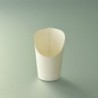 POT WRAP CARTON BLANC 150GR Ø8X12CM ~50