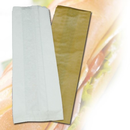 SAC BAGUETTE~SANDWICH KRAFT BRUN 100X55X350MM ~1000