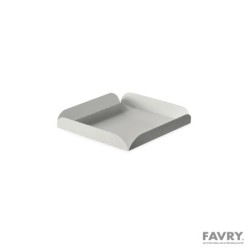 CARRE RAINE CARTON BLANC 17X17+2CM ~500