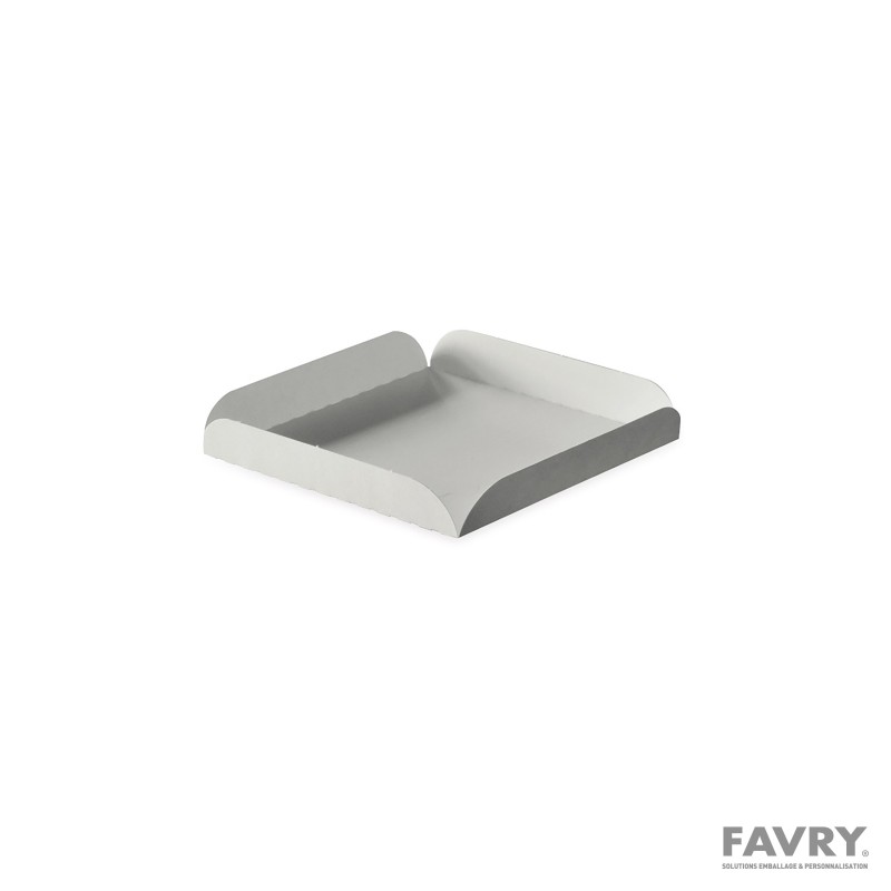CARRE RAINE CARTON BLANC 17X17+2CM ~500