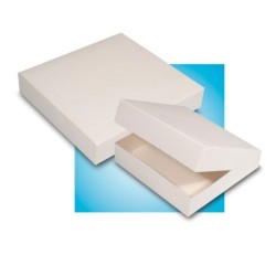 BOITE PATISSIERE BLANCHE 26X05CM ~50