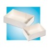 CAISSETTE PATISSIERE CARTON BLANC N°16 16X11 H5CM ~100