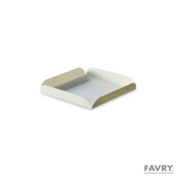 CARRE RAINE CARTON BLANC 19X19+2CM ~500