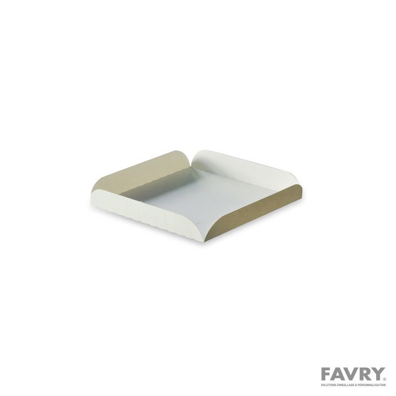 CARRE RAINE CARTON BLANC 19X19+2CM ~500