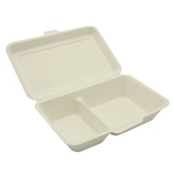 BOITE REPAS CANNE A SUCRE 2 CASES 1000ML 24X16 H6CM ~50