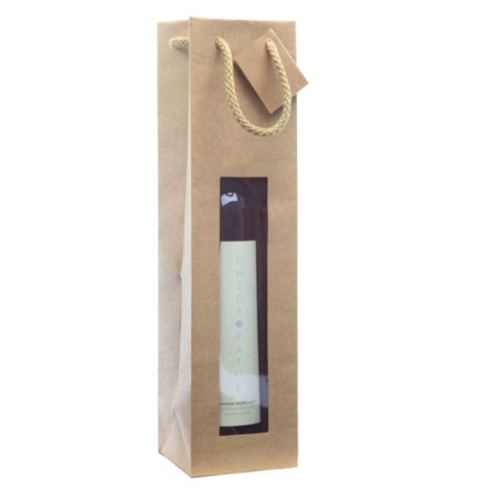SAC 1 BOUTEILLE KRAFT BRUN 175G+FENETRE 10+9X38CM PC POUR 2KG ~20