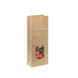 SAC SOS HERBO+FENETRE KRAFT BRUN 90+50X205MM 250ML ~100