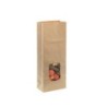 SAC SOS HERBO+FENETRE KRAFT BRUN 90+50X205MM 250ML ~100