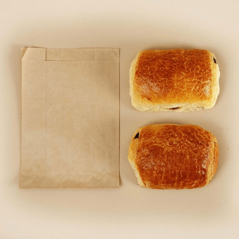 SAC VIENNOISERIE KRAFT BRUN N°3 140+70X210MM ~1000
