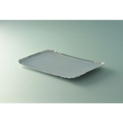 PLATEAU TRAITEUR 19X28CM ARGENT INTERIEUR ~25