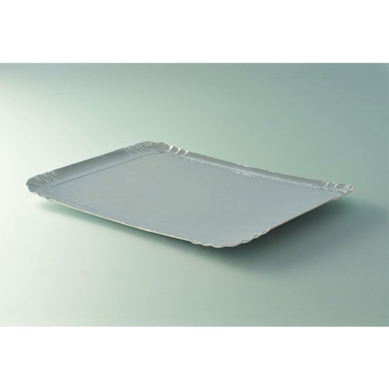 PLATEAU TRAITEUR 25X34CM ARGENT INTERIEUR ~25