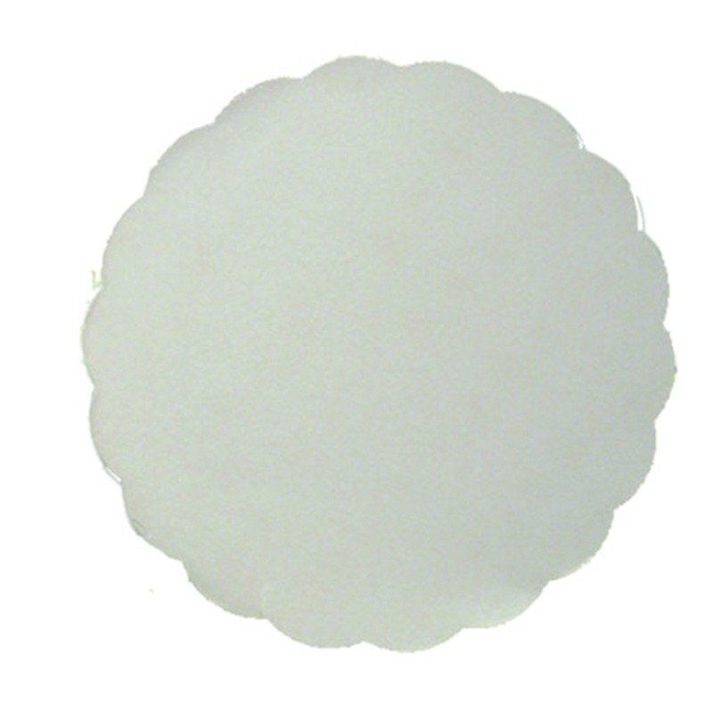 ROND FESTONNE CARTON BLANC Ø17CM ~250